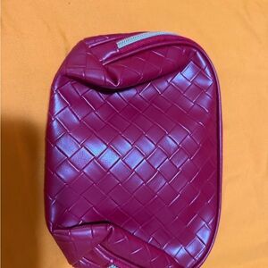 Lancome Fuchsia Quilted Travel Bag